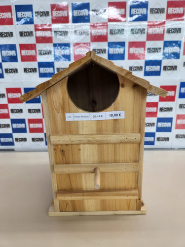 Caja Nido Madera para búhos Relaxdays